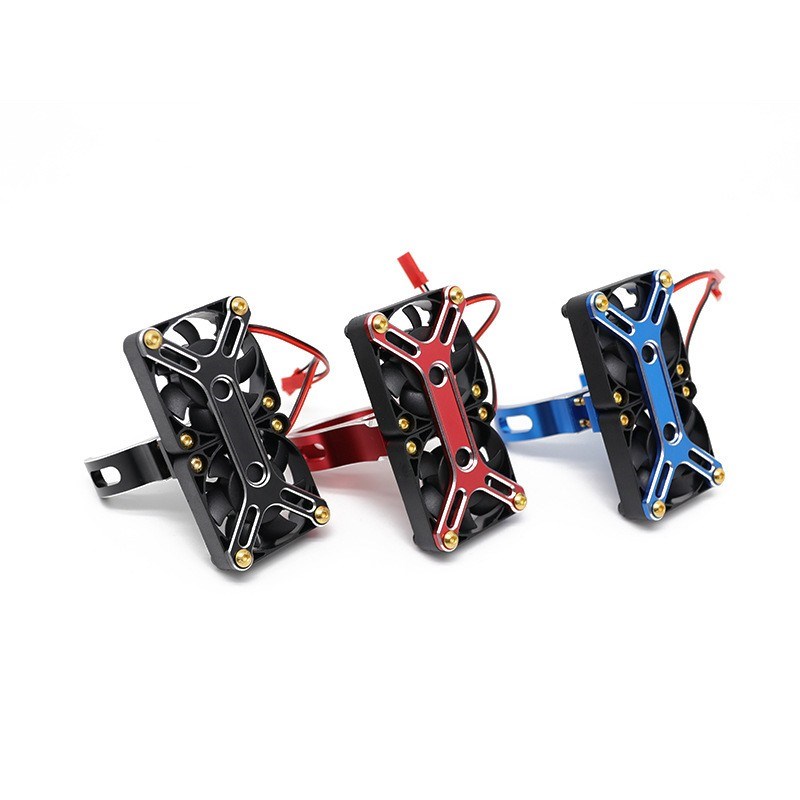 大X X-Maxx马达4985 1717电机 散热器 6S 8s双高速风扇mk07雷拉洛