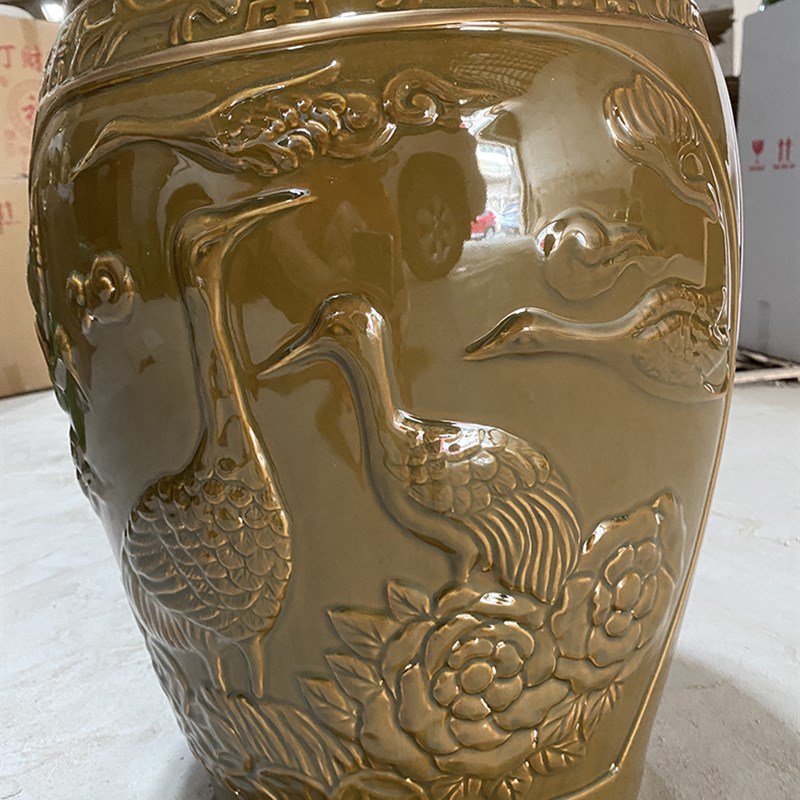 双龙大号陶瓷骨灰罐房房均发捡骨坛骨灰盒捡骨金坛骨灰瓮棺材