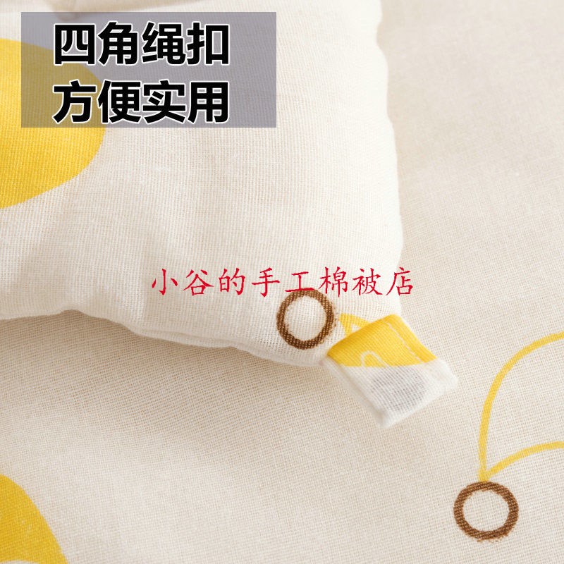 纯手工棉花被子幼儿园小饭桌午睡被褥新生婴儿夏凉被春秋加厚冬被
