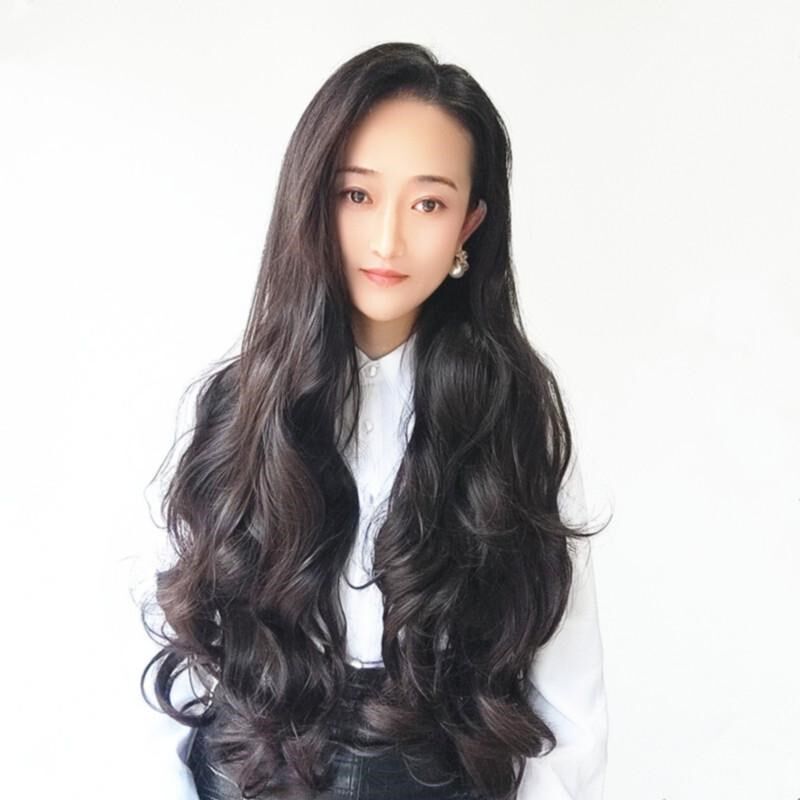 2卡加厚80厘米卷发片大波浪女长卷发假发片无痕接发片彷真发三片