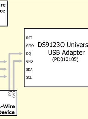 美信 dallas DS91230 DS9123O DS91230+ 电量计烧录器 编程器
