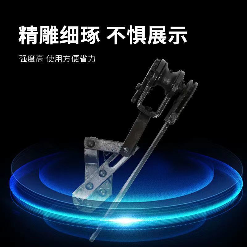 上海式铁丝绳卡线器大棚铁丝紧固器电力拉线铁夹头紧线鬼爪铁丝