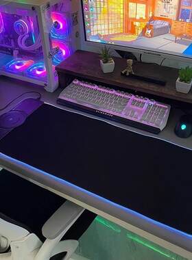 【顺丰】外星人RGB发光无线充电鼠标垫电竞专业桌垫游戏办公送礼