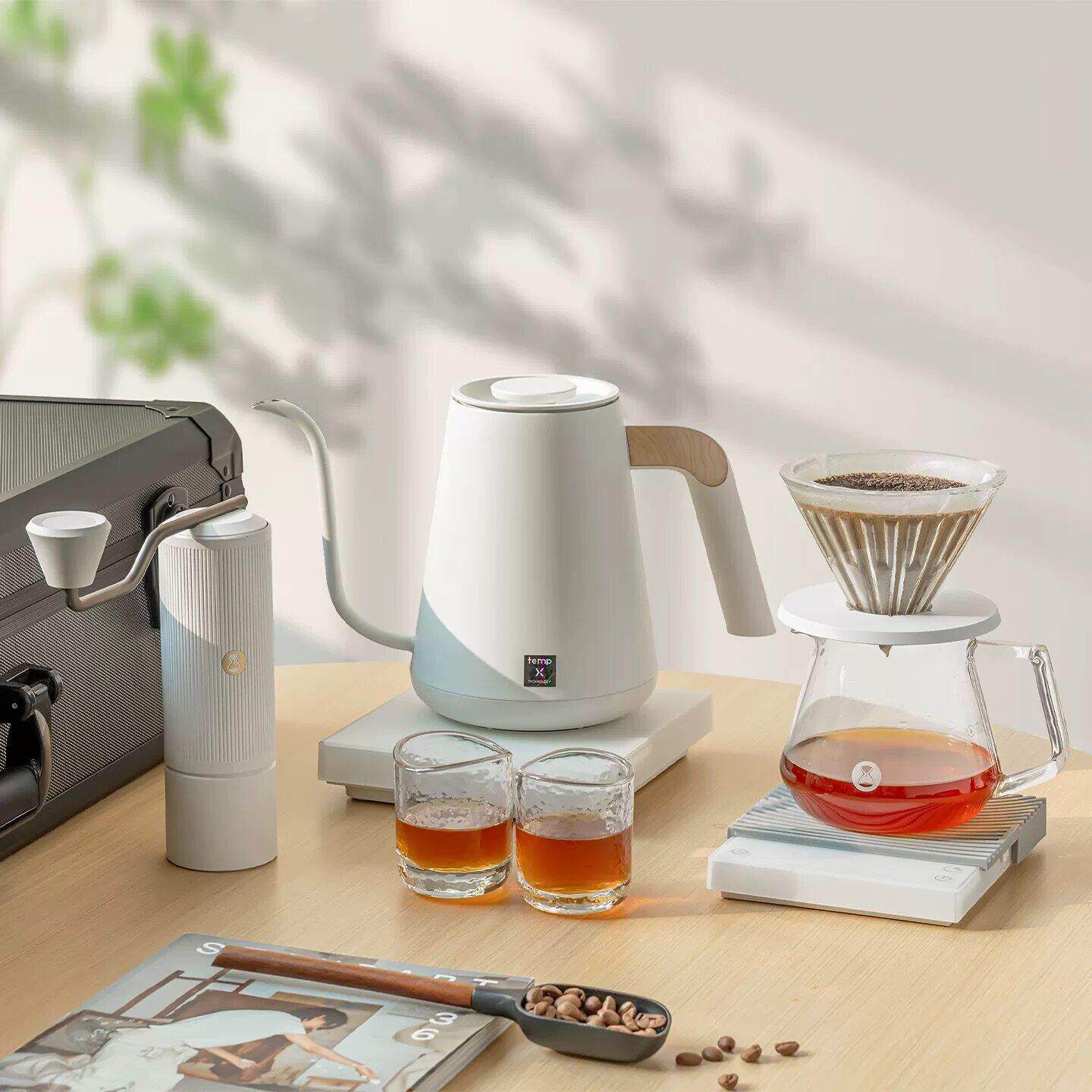泰摩 C5磨豆机杀手箱全套手冲咖啡器具礼盒 家用咖啡壶送礼套装