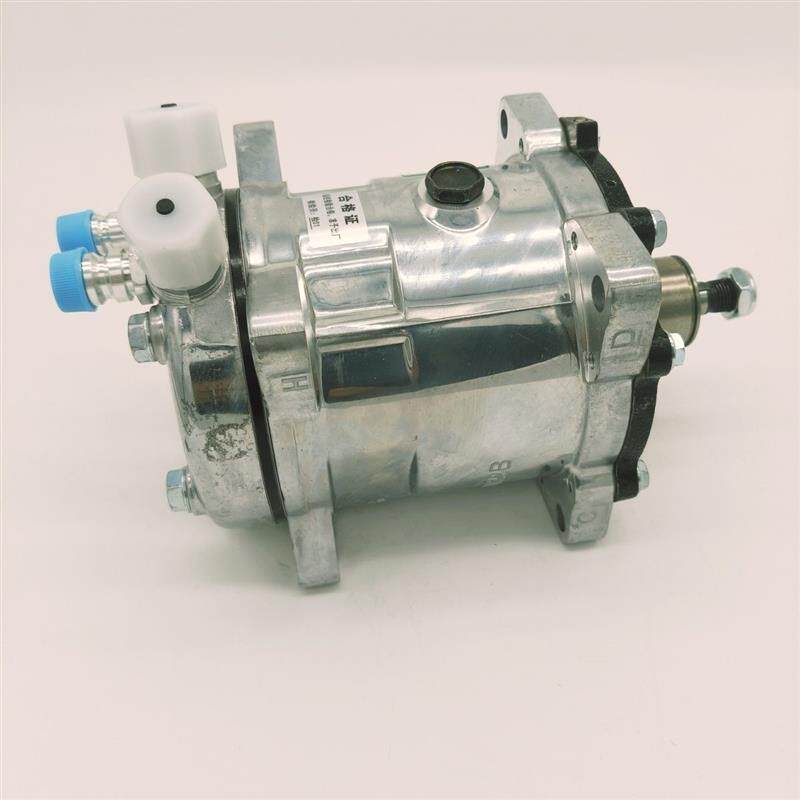 汽车空调508通用压缩机5H14货车挖土机堆高机收割机24V改装12v