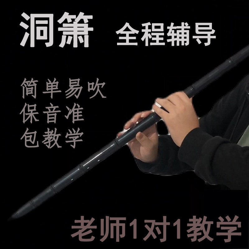 洞萧乐器仿玉树脂白色初学入门不开裂F古风八孔G调萧水管长笛教学