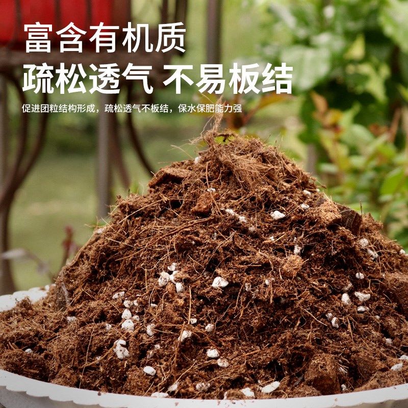 月季土专用土君子兰营养土养花通用专用玫瑰花土有机泥炭种植土壤