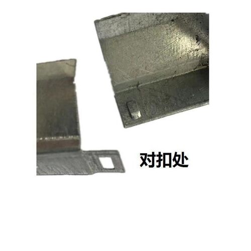 100*100镀锌分体脚盖冲压方形盖锌钢护栏装饰盖遮丑盖大脚盖