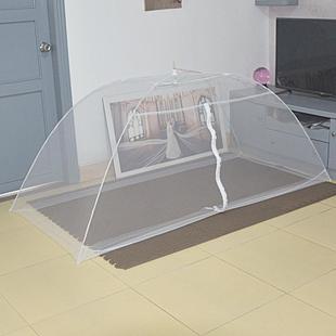 无底宿舍蚊帐懒人家用打地铺单门防蚊罩户外工地蒙古包 易收免安装