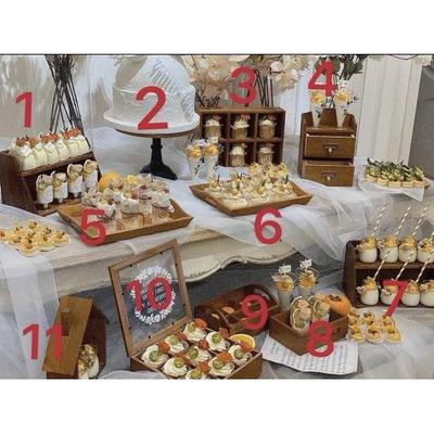 甜品台展示架木质森系甜品台装饰摆台摆件展示架婚礼婚庆布置