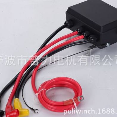绞盘控制盒继电器 电动绞盘配件 12000磅带无线遥控和手柄开关
