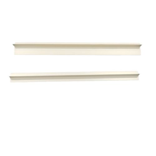 PVC塑料白色T型条压边条冲筋条阴角悬浮吊顶天花补缝条F造型收口