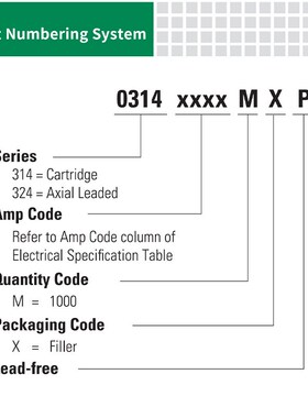 littelfuse0314040.MXP力特6.3x32mm快熔陶瓷管保险丝314040