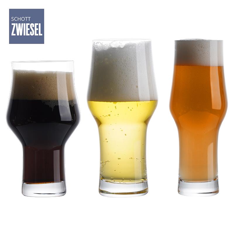 德国进口SCHOTT肖特圣维莎水晶玻璃啤酒杯黑啤杯大麦IPA精酿酒杯