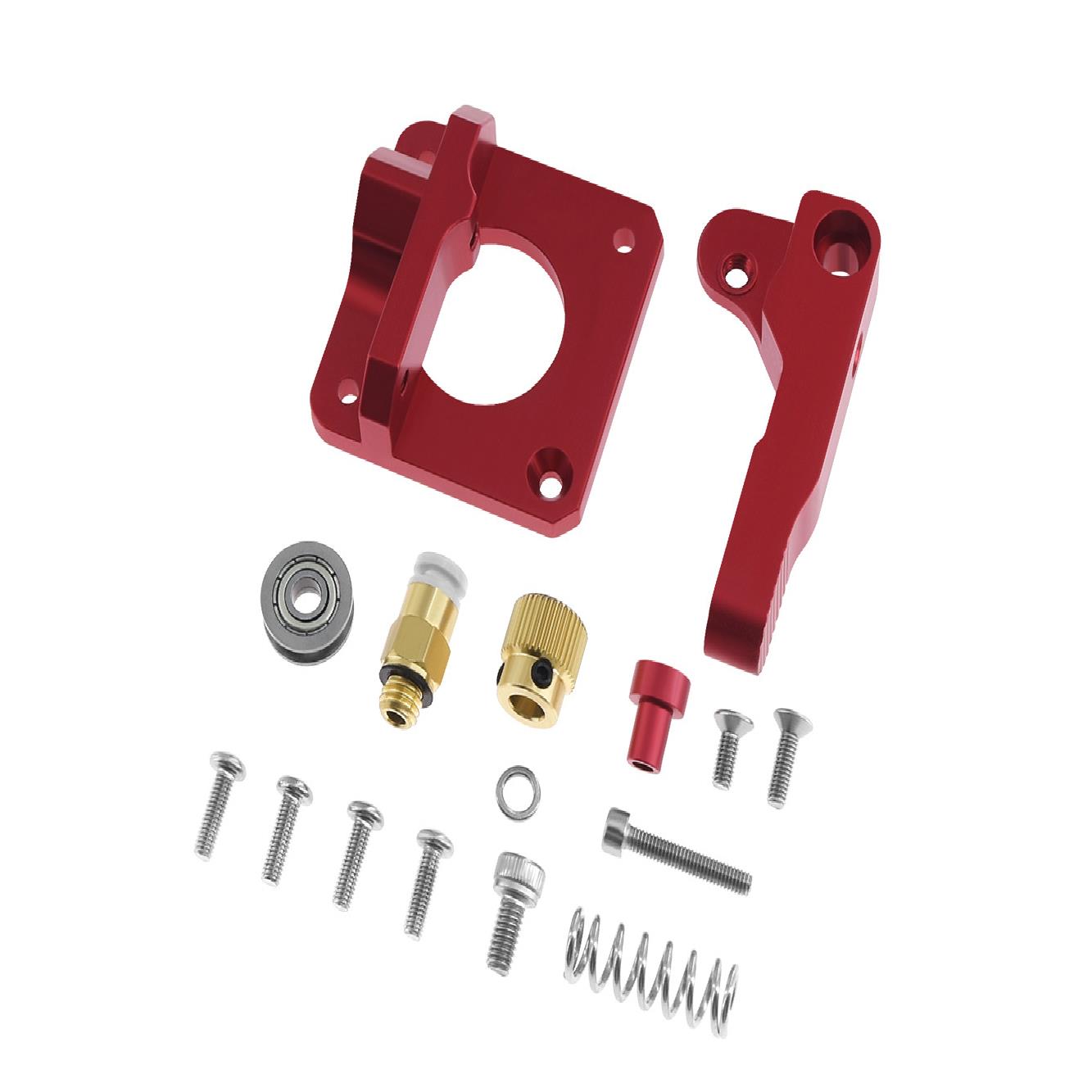 3D打印机配件红色MK8挤出机CR-10CR10远程全金属挤出机1.75mm耗材