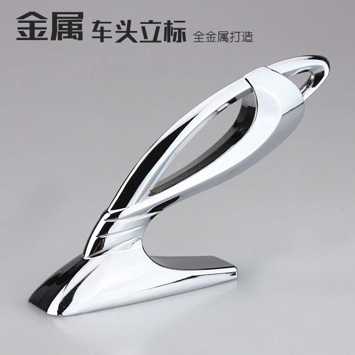 汽车引擎盖车标机盖贴车头标个性3D立体改装金属机头标装饰立标贴