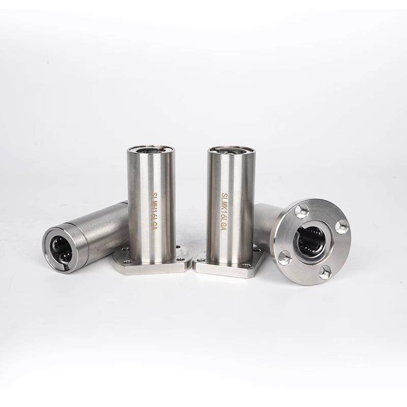 自产自销全国包邮304整体不锈钢加长直线轴承圆法兰方法兰SLM16L