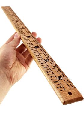 慈缘正堂 桃木鲁班尺丁兰尺子 官禄尺木工尺法尺文公尺门公尺测量