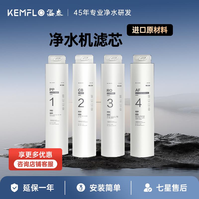 溢泰康富乐净水器滤芯CT508A600PP棉10寸500GF1D1家用100A-2套装