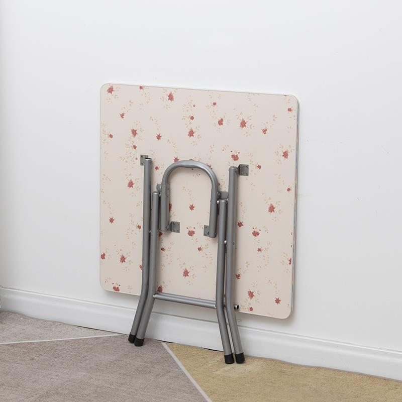 正方形折叠桌简易小餐桌家用桌户外吃饭桌便携式折叠小桌子出租房