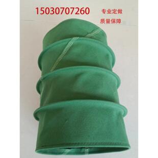 定制帆布软连接伸缩通风管耐温排气管风机风管软连接帆布钢丝风管