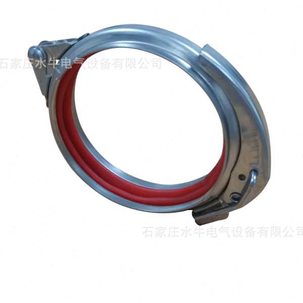 不锈钢风管U型卡抱箍圆形翻边法兰管连接件紧固管夹快速卡子