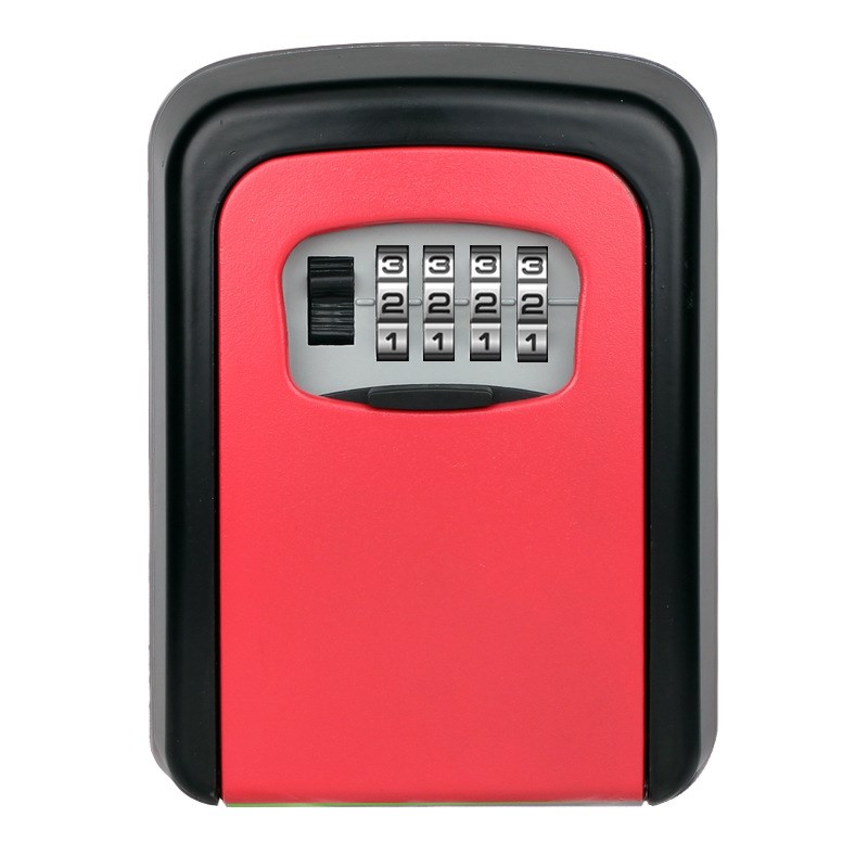 密码钥匙盒跨境热销keybox金属锁体工地家用壁挂式钥匙盒密码锁