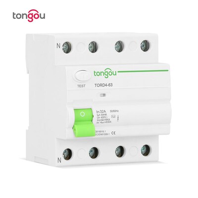 漏电保护器漏电断路器家用4P63A漏电保护开关AC型RCCB RCD跨境