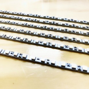 2020款 2835硬灯带4mm宽RGB12V55cm66灯高亮窄板背光汽车内饰光源