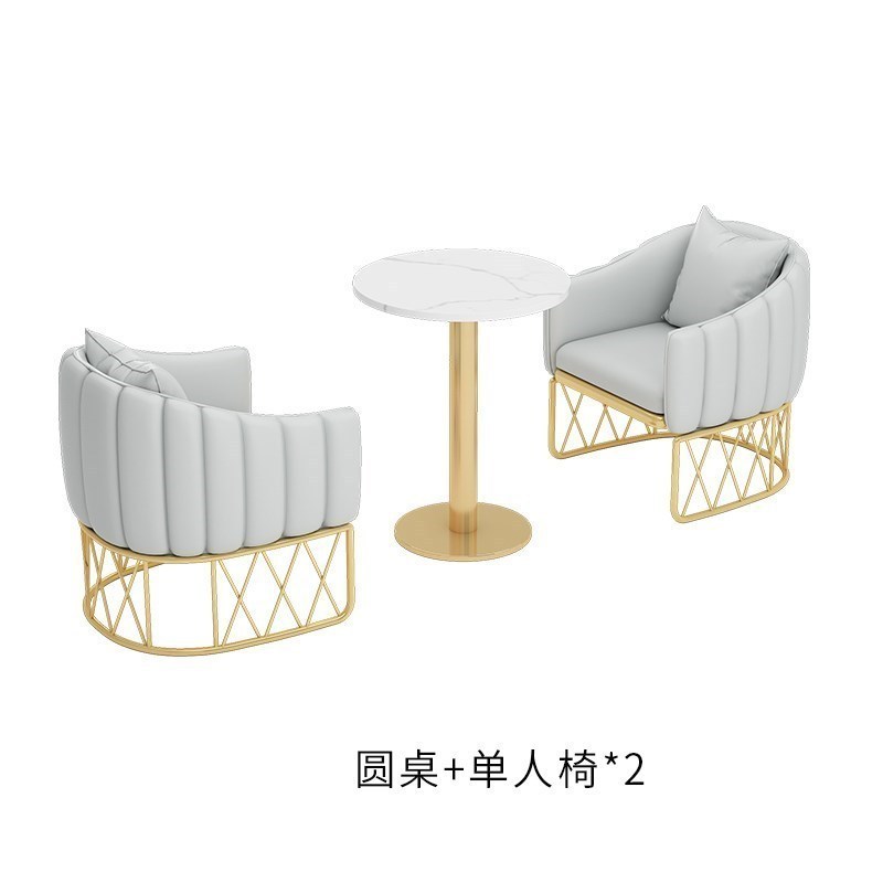 奶茶店桌椅组合甜品店咖啡厅酒吧店吧烘培清冷饮店西餐厅卡座沙发