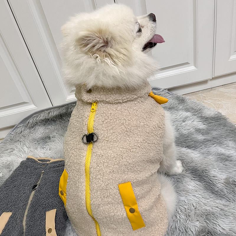 宠物秋冬衣服泰迪比熊博美雪纳瑞法斗柯基中小狗冬季绒衣保暖棉服