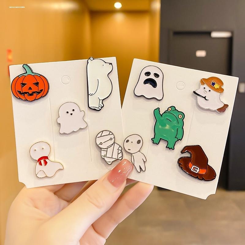 小幽灵胸针可爱日系金属徽章男女