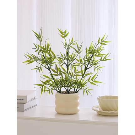 仿真绿植小型盆栽假花仿真花摆设桌面拍摄道具仿生植物造景装饰品