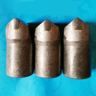 100mm合金凿岩机钎头开山凿岩机空心钻头 一字风钻钻头28到80mm