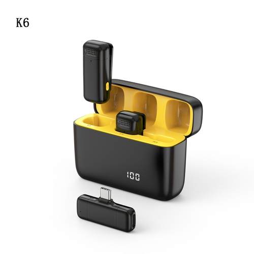 爆款跨境无线领夹麦蓝牙手机户外录音电脑收音直播麦迷你小话筒