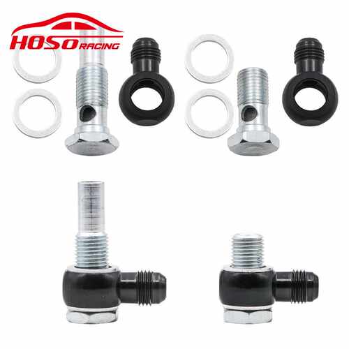 6AN 1/4NPSM 4L80E GM变速箱油冷却器90度接头