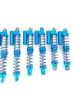 TRX4 SCX10模型攀爬车避震 80/90/100/110/120mm双弹簧金属减震器