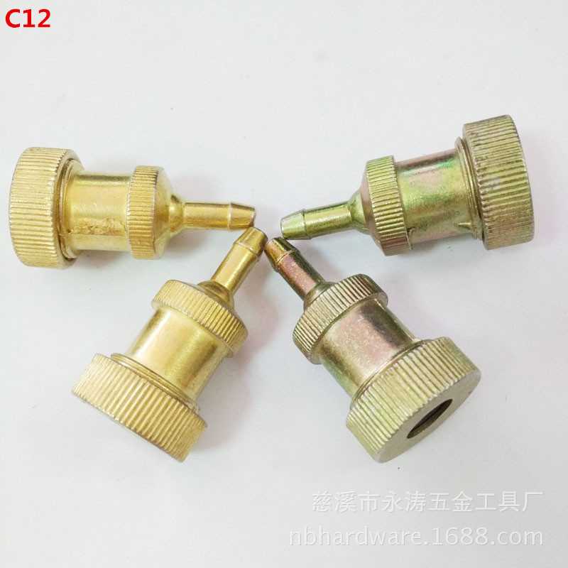 供应仿日嘴充气嘴打气筒配件  锌合金可调节充气嘴量大价优