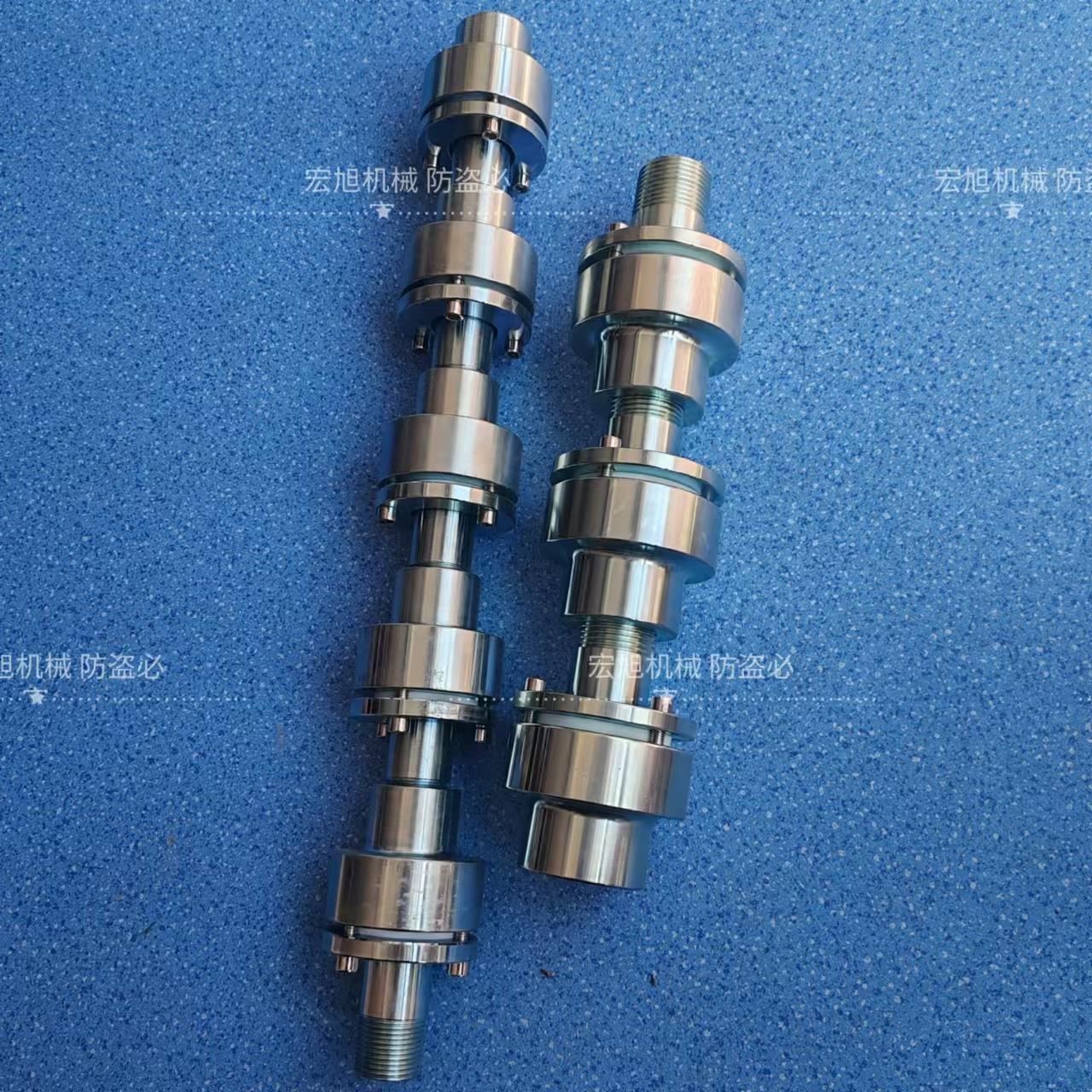 高端蒸汽夹层锅万向节不锈钢万向阀燃气6分一寸旋转接头进气阀