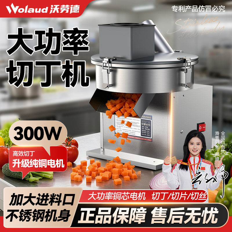 切菜切丁机商用全不锈钢多功能土豆萝卜水果蔬菜电动切片切丝切粒