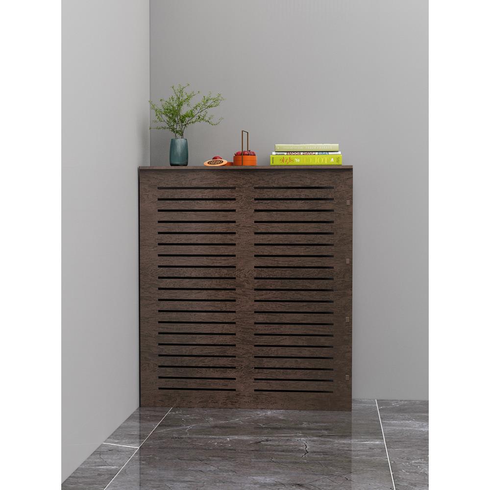 定制暖气遮挡罩地暖分水器装饰百叶遮挡柜燃气管水表遮丑挡箱防水