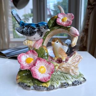 陶瓷新款爱情鸟欧式小摆件创意客厅家居装结婚房间小饰品桌面摆设