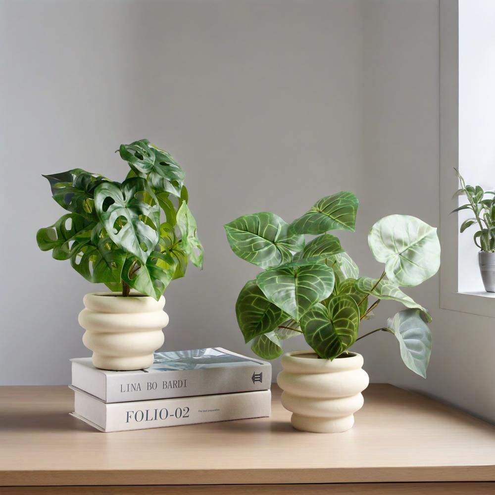 北欧简约风仿真绿植盆栽室内客厅装饰品摆设办公室桌面假植物摆件