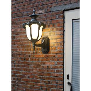 室外墙壁灯防水阳台户外庭院灯法式花园走廊灯太阳能外墙灯大门灯