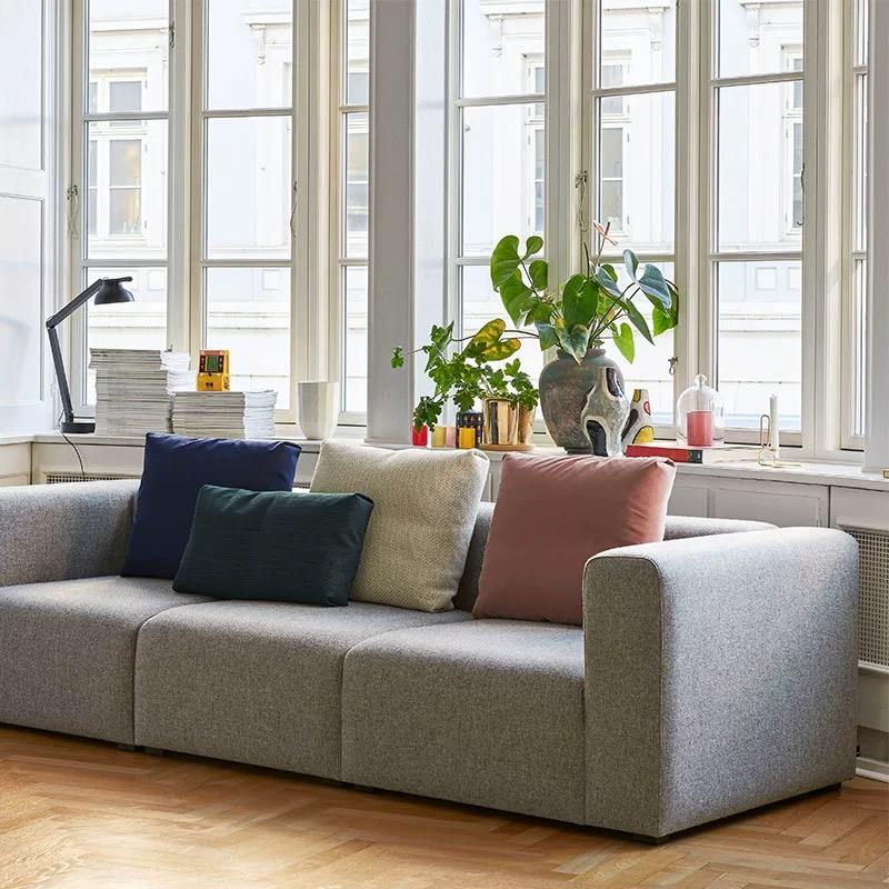 北欧丹麦HAY MAGS模块化布艺沙发双人位小户型简约侘寂风中古组合