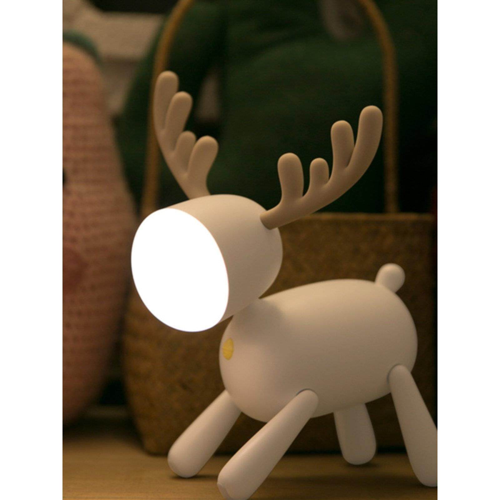 小鹿夜灯卧室床头创意充电小台灯婴儿喂奶伴睡眠护眼可爱儿童礼物,家装灯饰光源,小夜灯,淘宝优惠券,粉丝福利购,淘宝优惠卷