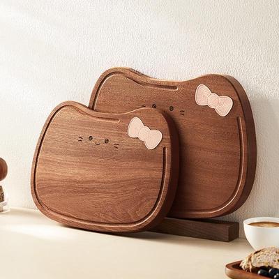 乌檀木切菜板实木防霉抗菌家用食品级水果小砧板面板案板厨房