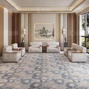 办公接待沙发会客贵宾新中式会议室大会酒店领导商务洽谈单人位