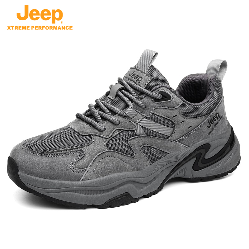 jeep吉普男鞋运动鞋男2025秋冬季新款男士鞋子老爹鞋男款休闲鞋男