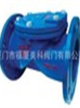 福厦美科铸铁 铸钢HC44X-10/16Q/C/P橡胶瓣止回阀DN100 DN200